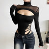 Women Y2K Cut Out Bodysuit