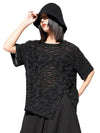 Women's Oversize Black T Shirt