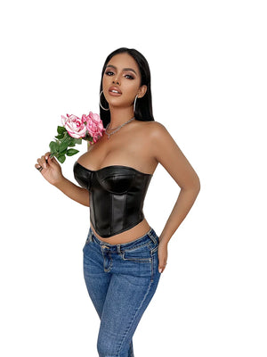 Womens Sleeveless Crop Tops