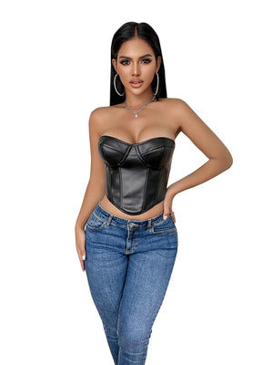 Womens Sleeveless Crop Tops