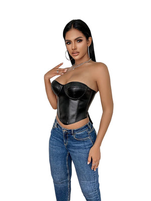 Womens Sleeveless Crop Tops