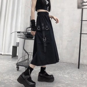 A Line Cargo Skirt