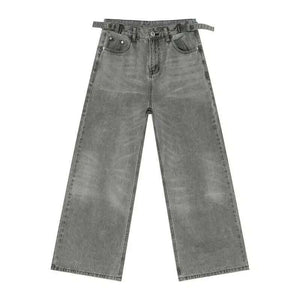 Adjustable Belt Y2K Jeans