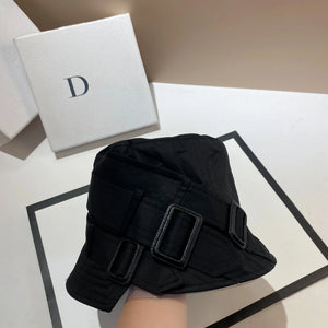 2024 Hip Hop Techwear Style Adjustable Buckle Bucket Hats For Women Multifunction Belt Buckle Stacked Fisherman Hat