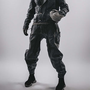 Adjustable Cargo Cyberpunk Pants