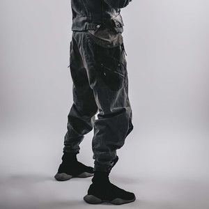 Adjustable Cargo Cyberpunk Pants