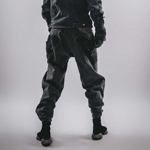 Adjustable Cargo Cyberpunk Pants