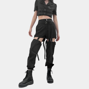 Cut Out Pants Grab 20 Discount CYBER TECHWEAR