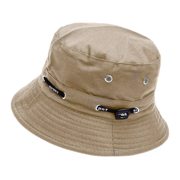 Adjustable Drawstring Bucket Hat