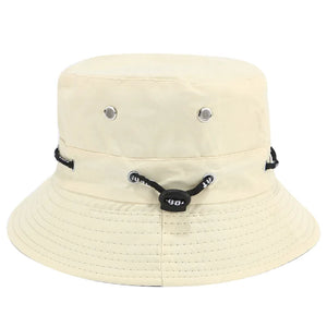 Adjustable Drawstring Bucket Hat