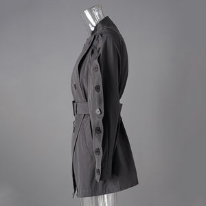 Adjustable Lace-up Spring Jacket Women