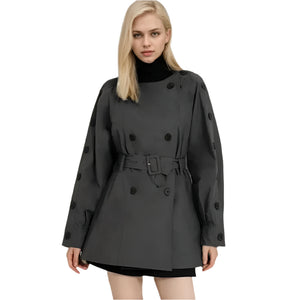 Adjustable Lace-up Spring Jacket Women