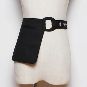Adjustable techwear fanny pack in two design variations