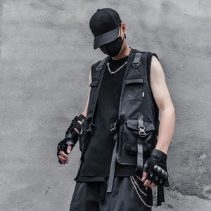 Adjustable Webbings Cargo Vest