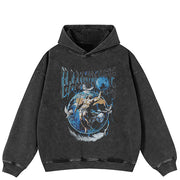 Aesthetic Graphic Black Y2K Hoodie