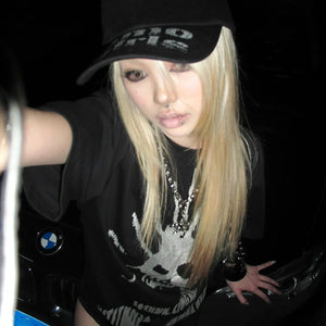 Aesthetics Skull Top Y2K