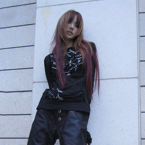 Aesthetics Tattoo Print Y2K Top