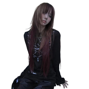 Aesthetics Tattoo Print Y2K Top
