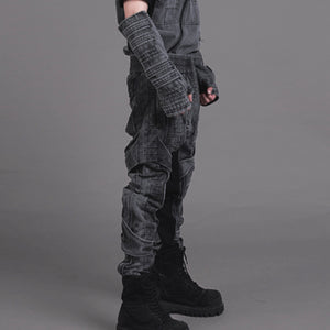 Aging Washing Cyberpunk Pants