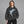 AI Robot Graphic Hoodies Y2K – worn by a woman
