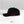 Akuma Kanji Cyberpunk Cap in black, side view of the distressed brim edge and the red under-brim