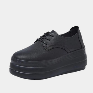 All Black Platform Sneakers