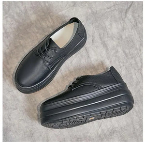 All Black Platform Sneakers