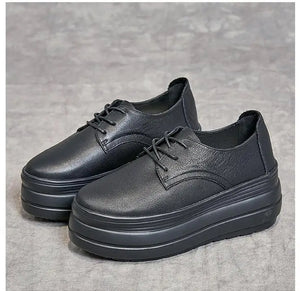 All Black Platform Sneakers