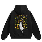 Animal Back Print Y2K Hoodie