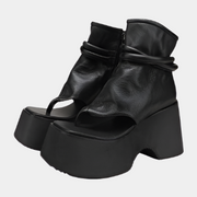 Ankle-Boots Chunky-Sandalen