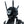 Black and yellow cyberpunk commander helmet with antenna blades