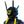 Black and yellow cyberpunk commander helmet with antenna blades