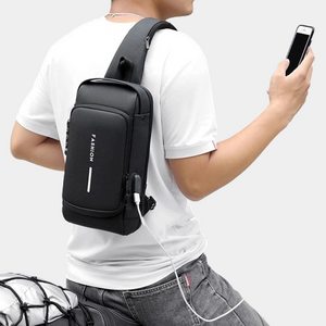 Anti-theft USB Crossbody Sling Bag