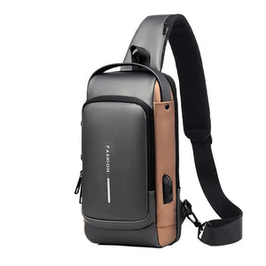 Anti-theft USB Crossbody Sling Bag