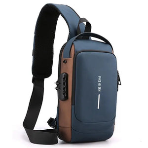 Anti-theft USB Crossbody Sling Bag