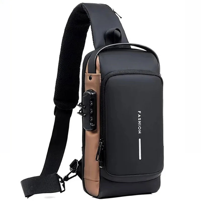Anti theft sling backpack on sale