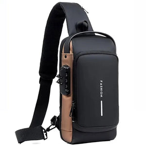 Anti-theft USB Crossbody Sling Bag