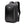 Black backpack with a moulded armoured shell front and a top grab handle
