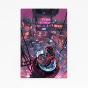 Artistic Cityscape Cyberpunk Art