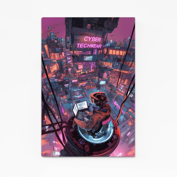 Artistic Cityscape Cyberpunk Art | CYBER TECHWEAR®