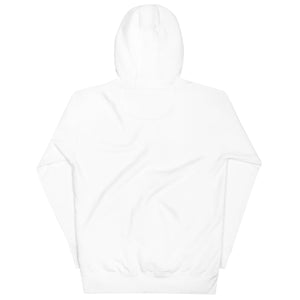 Artistic White Embroidered Cool Hoodie