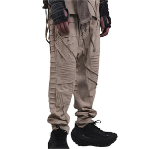 Asymmetric Deconstructed Cyberpunk Pants
