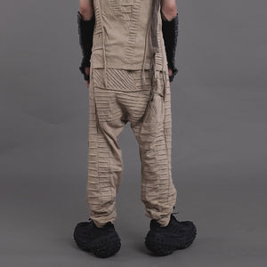 Asymmetric Deconstructed Cyberpunk Pants