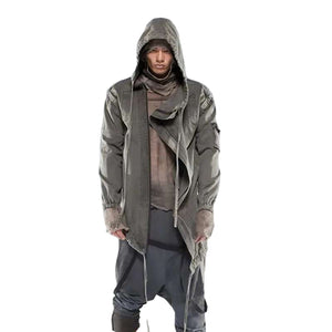 Asymmetric Deconstruction Cyberpunk Jacket