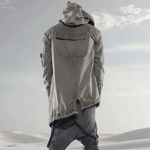 Asymmetric Deconstruction Cyberpunk Jacket