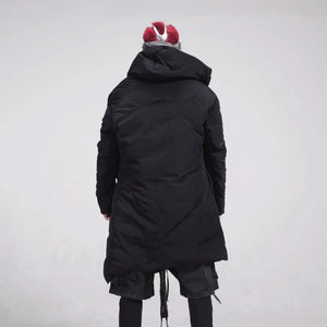 Asymmetric Deconstruction Jacket Black