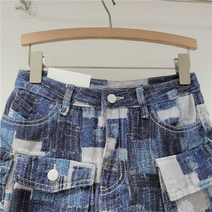 Asymmetric Pocket Skirt Y2K