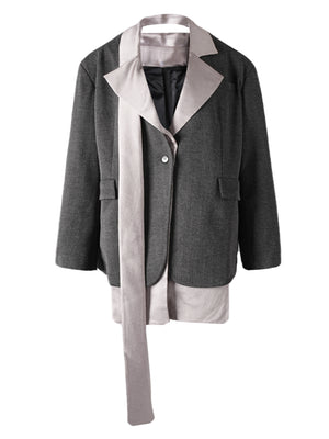 Asymmetrical Blazer Spring Jacket Women