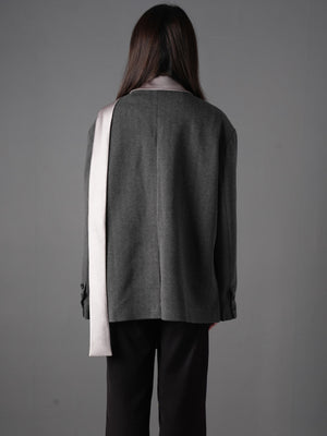 Asymmetrical Blazer Spring Jacket Women