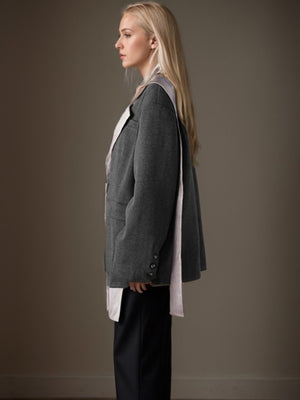 Asymmetrical Blazer Spring Jacket Women